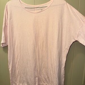 (Cross-listed) Nike Soft Pink Dri-FIT Tee